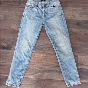 7 For All Mankind Faded Blue Boyfriend Jeans